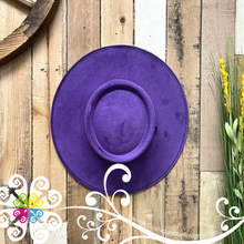Purple Golf Orillado Velvet Hat-  Fall Hat