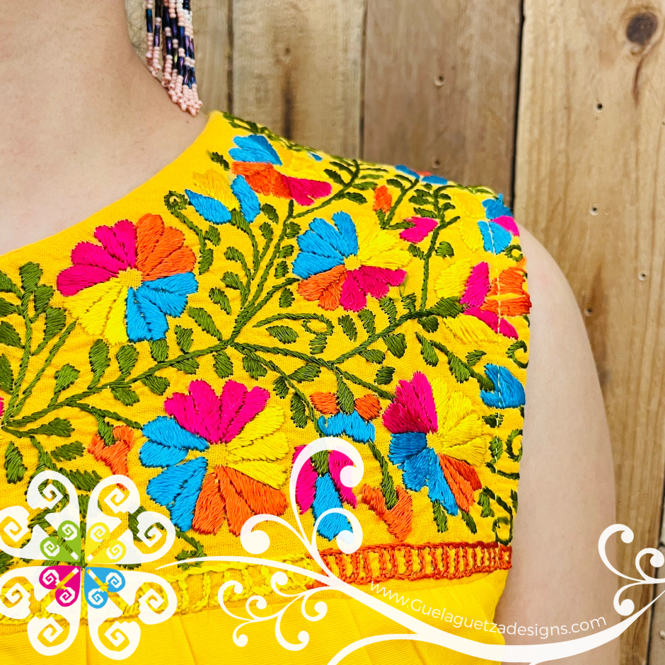 Large Bata Lupita - Embroider Women Dress