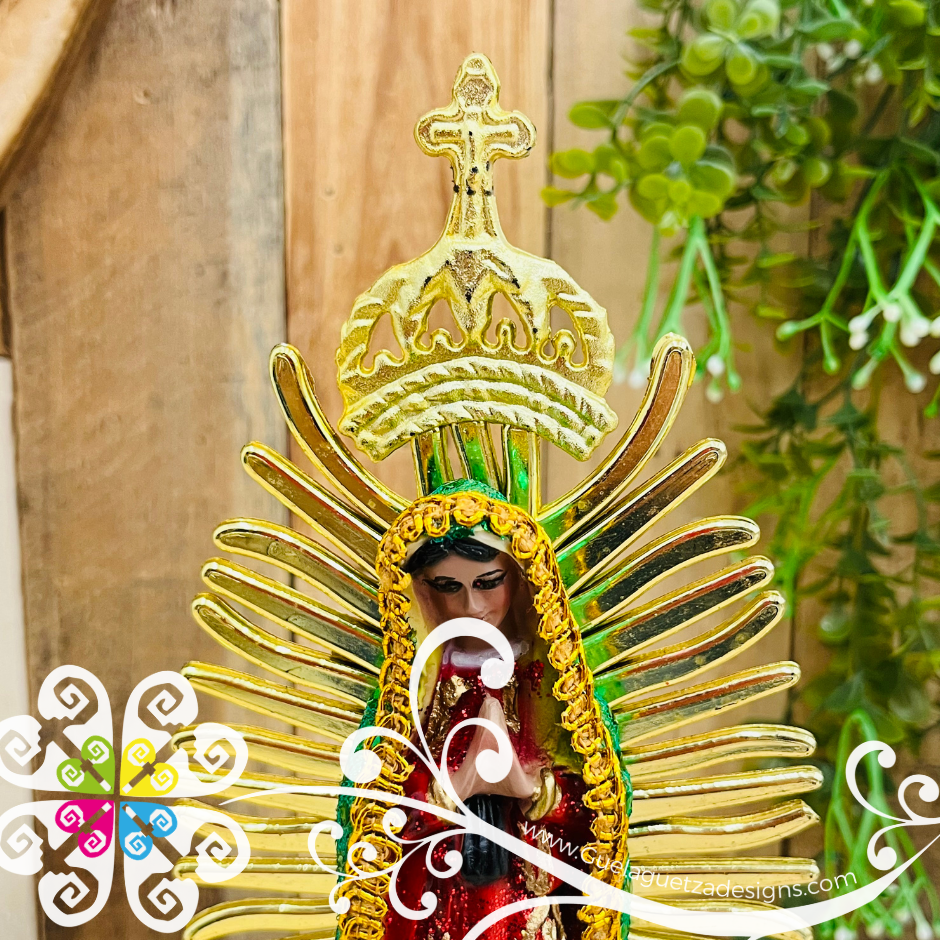 Mini Small Virgen de Guadalupe Statue - Religious Statue