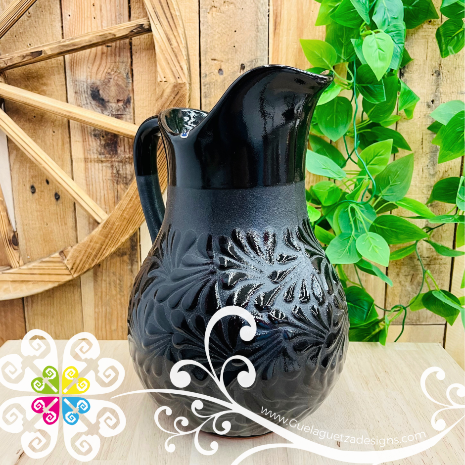 Black Espiga Pato Pitcher Set - 4 Cups