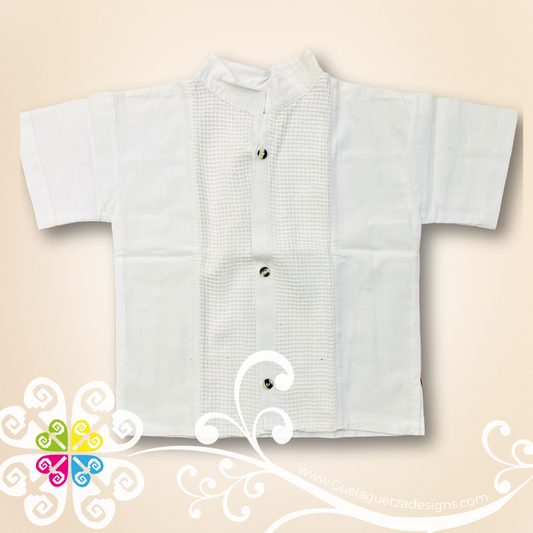 Honey Comb Lace Boy Shirt - Camisa de Niño