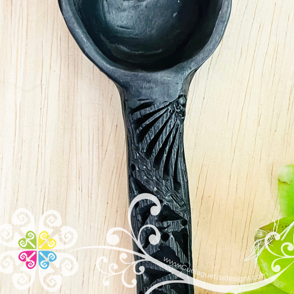 Black Clay Spoon - Barro Negro Oaxaca