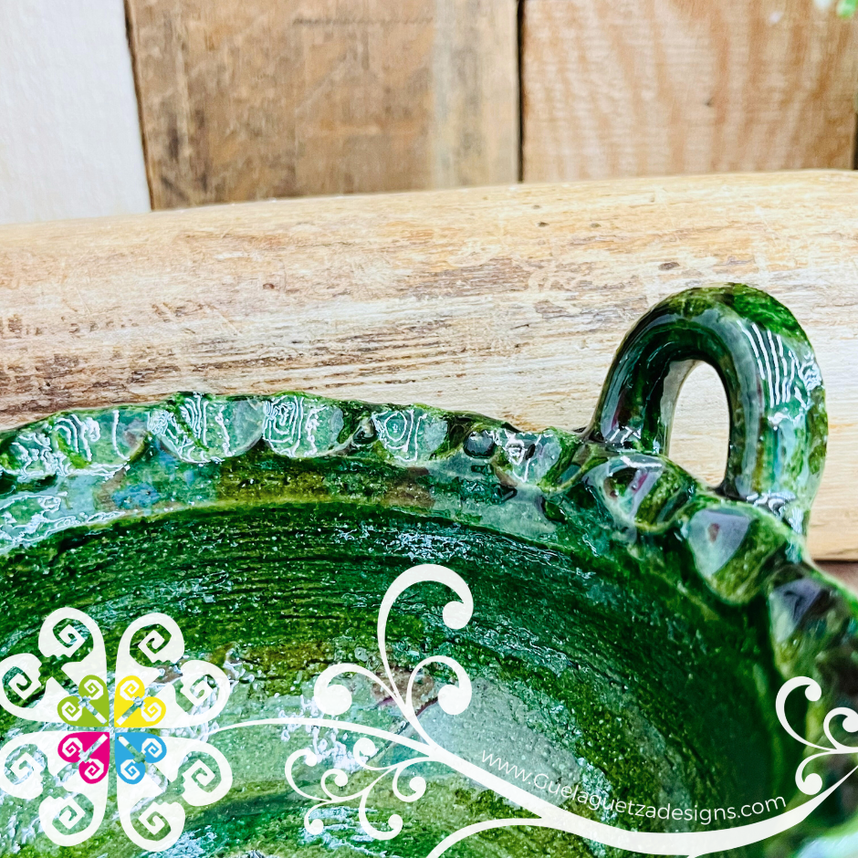 Medium Clay Cazuelita - Barro Vidriado Oaxaca