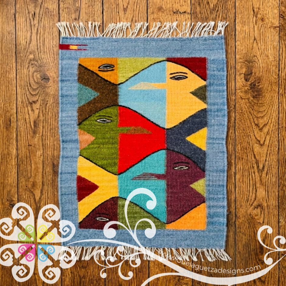 Pescado Rug - 40 x 50 cm Teotitlan Collection