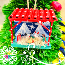 Mini Portalito Ornament Navideno - Nativity Set