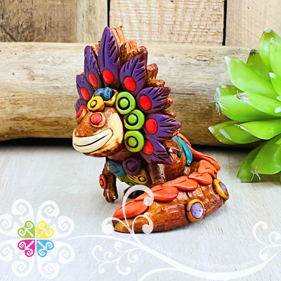 Mini Ajolote Figure - Epoxi Clay & Resin Warrior