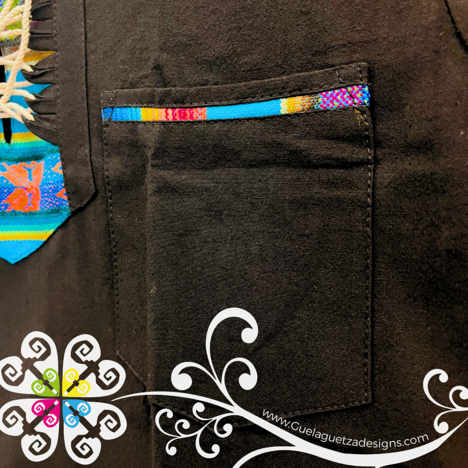 Black Coralillo Jareta Shirt - Men Shirt