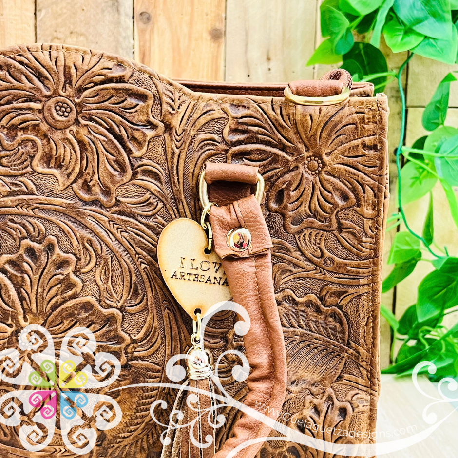 Melina Leather Purse - Bolsa de piel