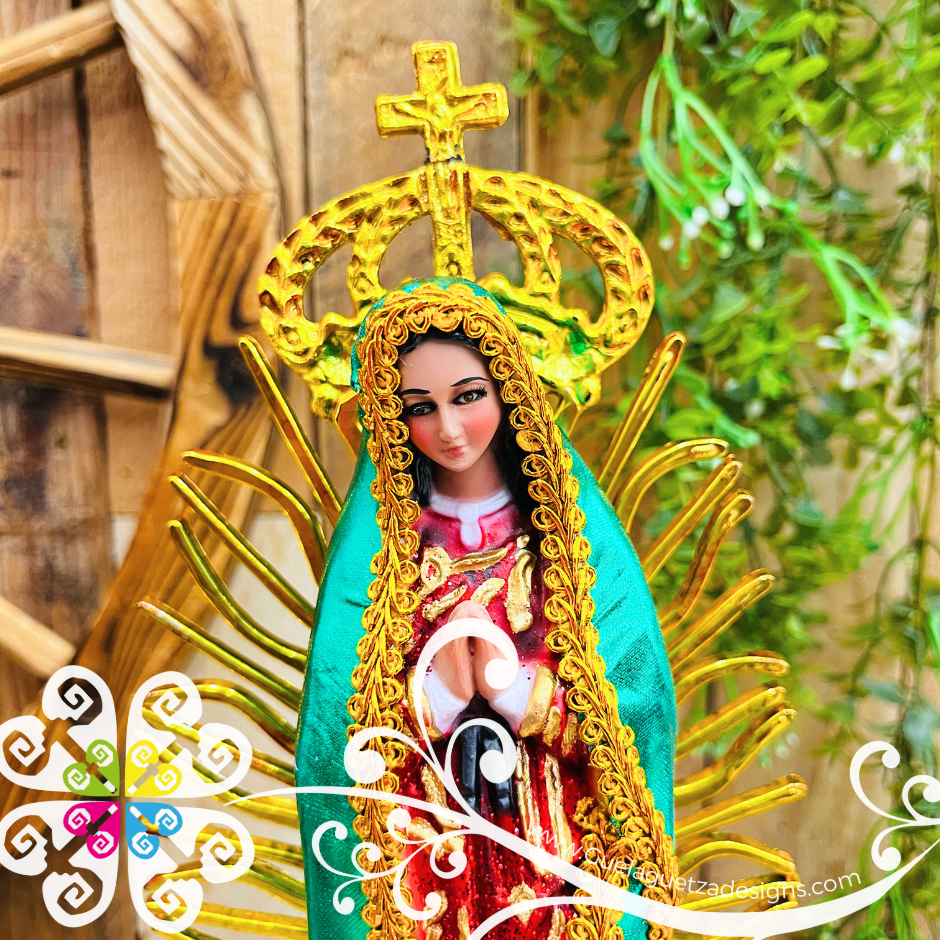 Small Virgen de Guadalupe Statue