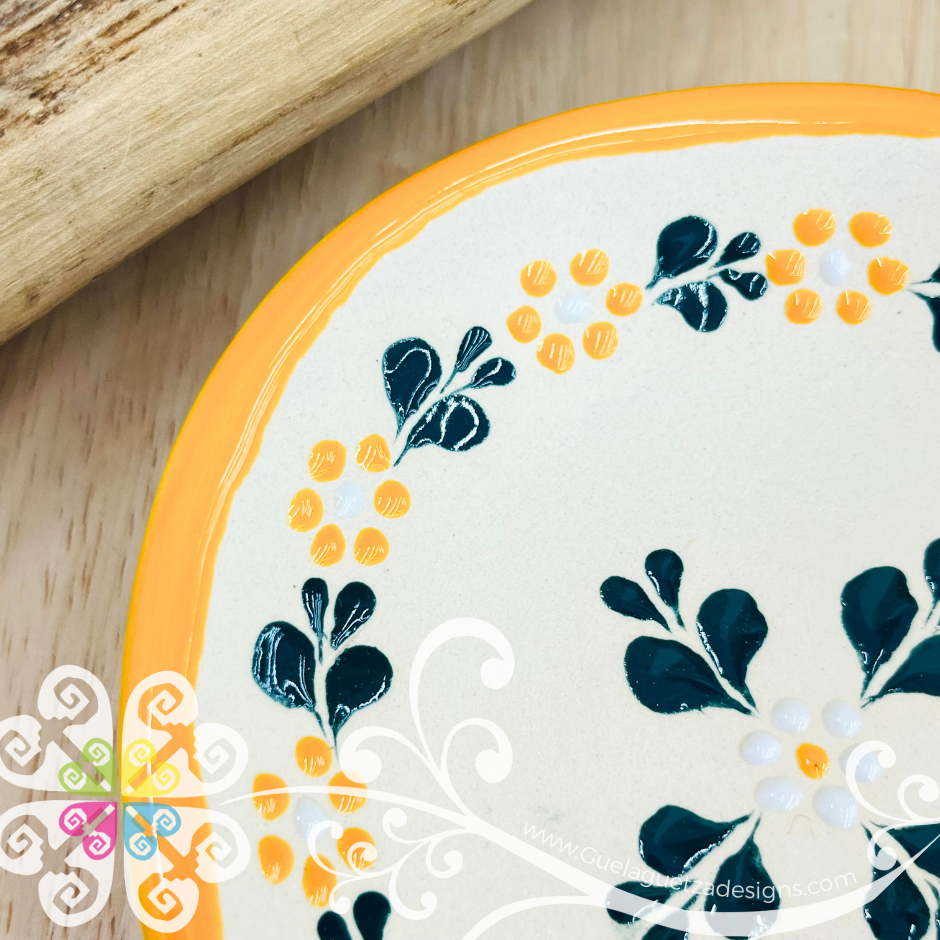 Yellow Rustico Spoon Rest - Barro Alta Temperatura - Spoon Rest