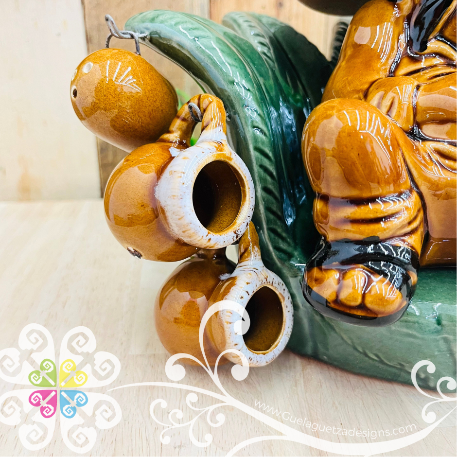 Small Set Tequilero Maguey - Ceramic Tequila Bottle Set