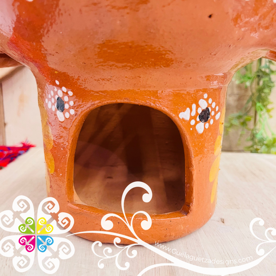Capula Dots and Flor Anafre de Barro - Chafing Dish - Mexican Kitchen