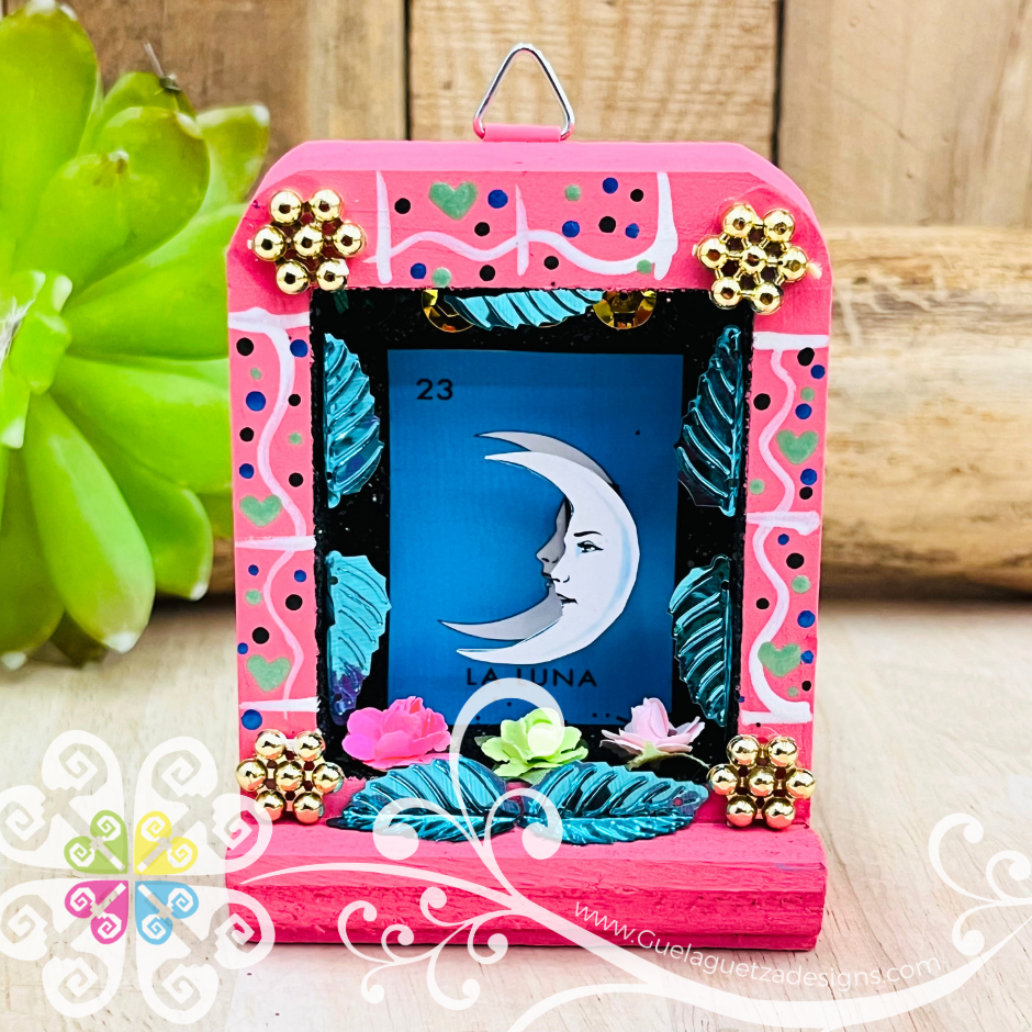 Miniature LoteriaMX Shadow Box - Cajita Decorativa
