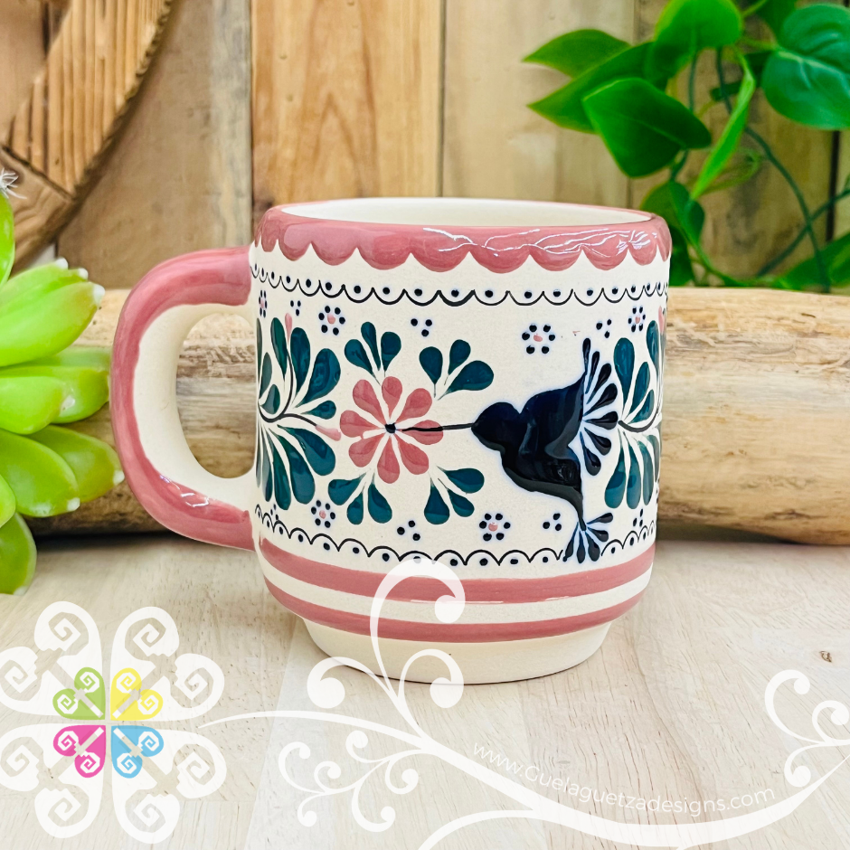 Pink Taza Cafetera - Barro Alta Temperatura - Single Clay Mug