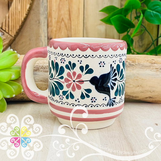 Pink Taza Cafetera - Barro Alta Temperatura - Single Clay Mug