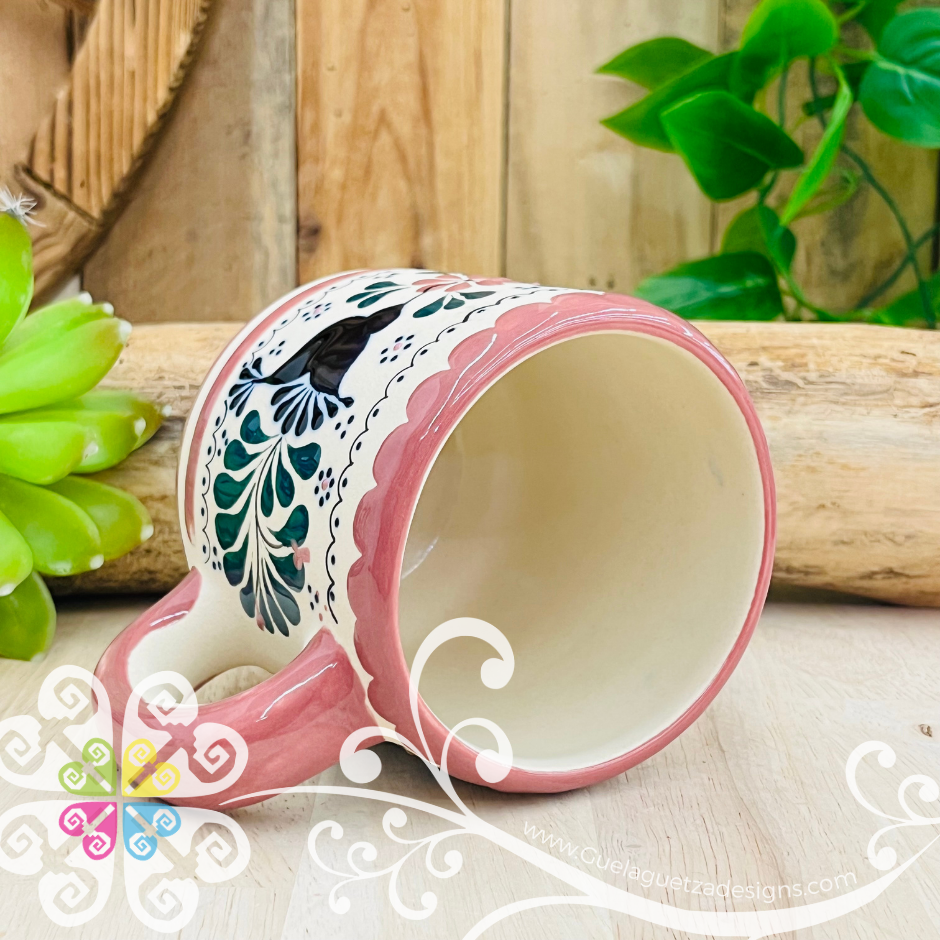 Pink Taza Cafetera - Barro Alta Temperatura - Single Clay Mug