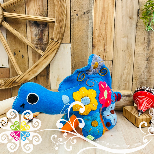 Embroidered Stegosaurus - Chiapas Stuffed Animal