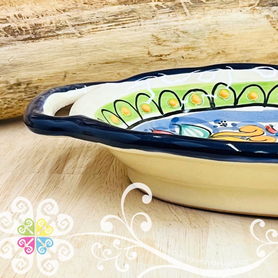 Multicolor Talavera  Rabanera Tray - Talavera Puebla
