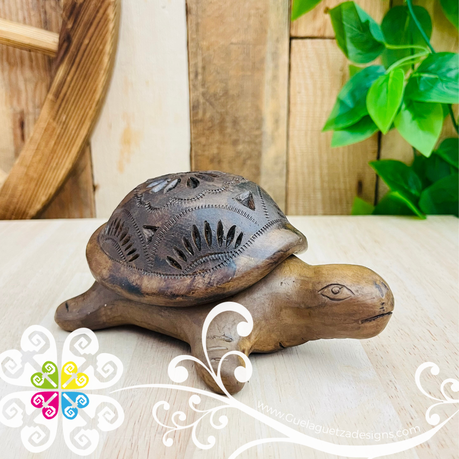 Turtle Jewelry Box - Barro Cafe Oaxaca