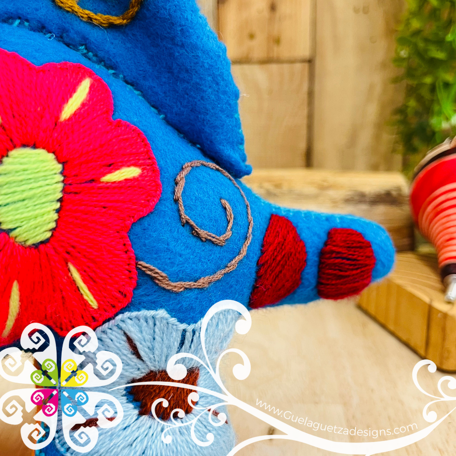 Embroidered Stegosaurus - Chiapas Stuffed Animal