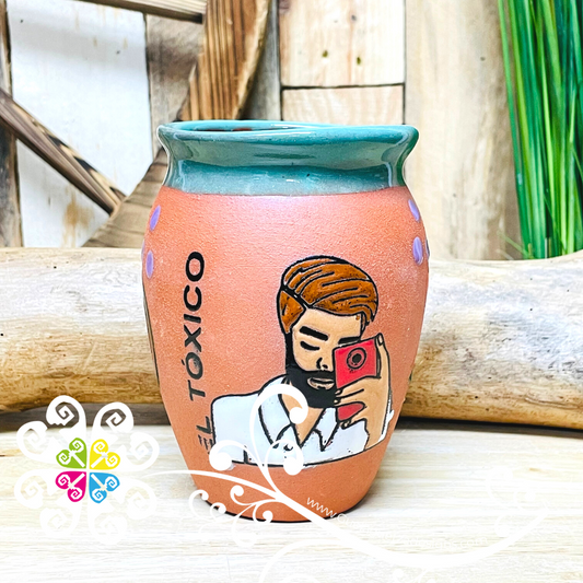El Toxico Cantarito Cup - LoteriaMX Cantarito  - Single Clay Cantarito