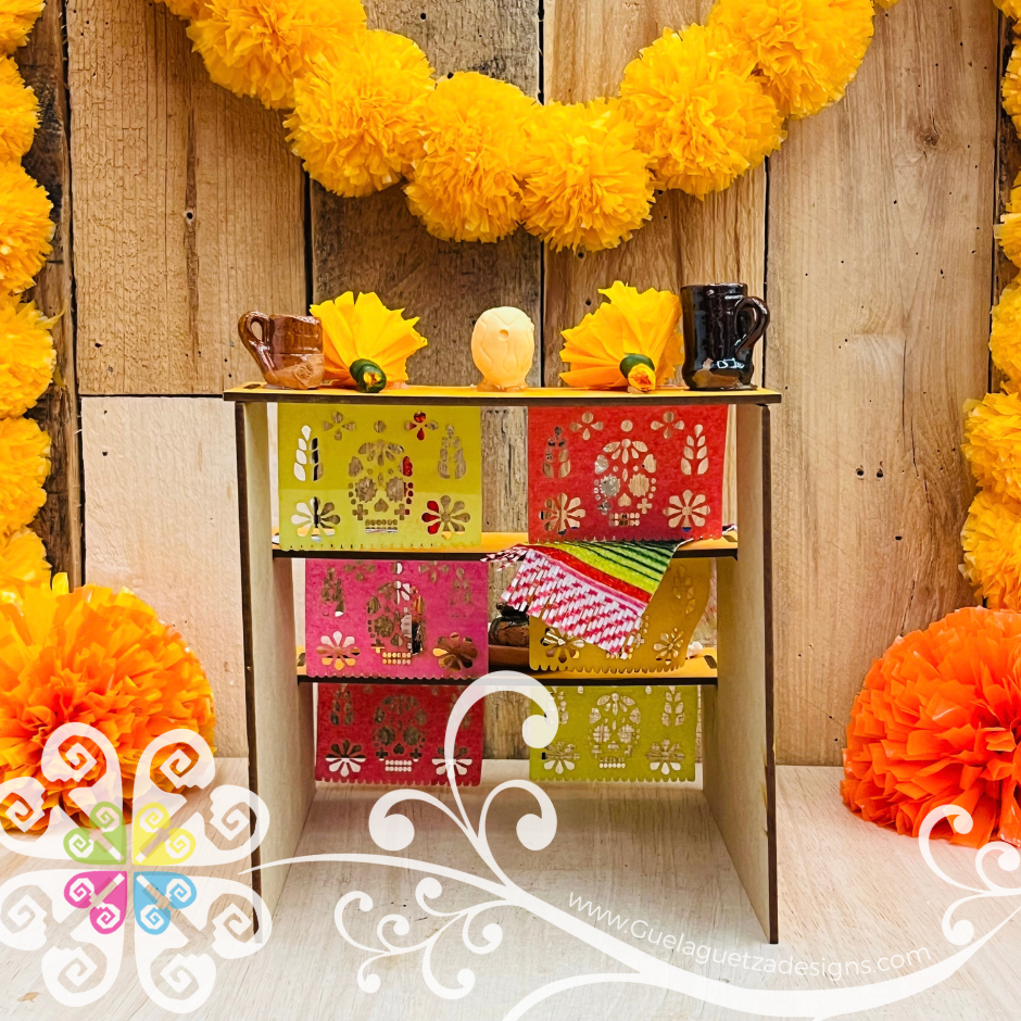 Mini Altar Mexicana - Dia de los Muertos - Altar - Miniature Ofrenda - Mexico