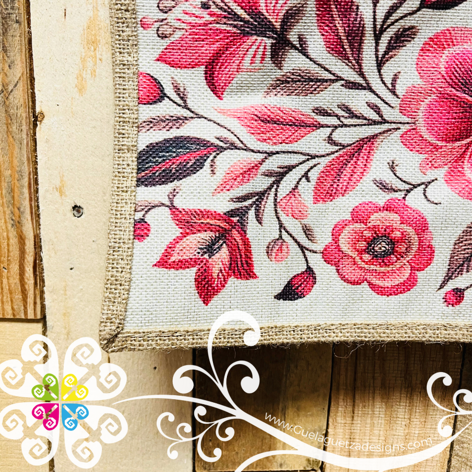 Hummingbird Mexican Jute Tote - Grocery Tote