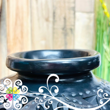Jumbo Cantarito Black Clay Vase - Barro Negro Oaxaca