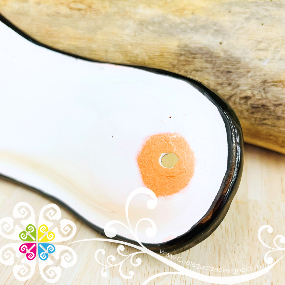 Black Talavera Spoon Rest - Talavera Kitchen