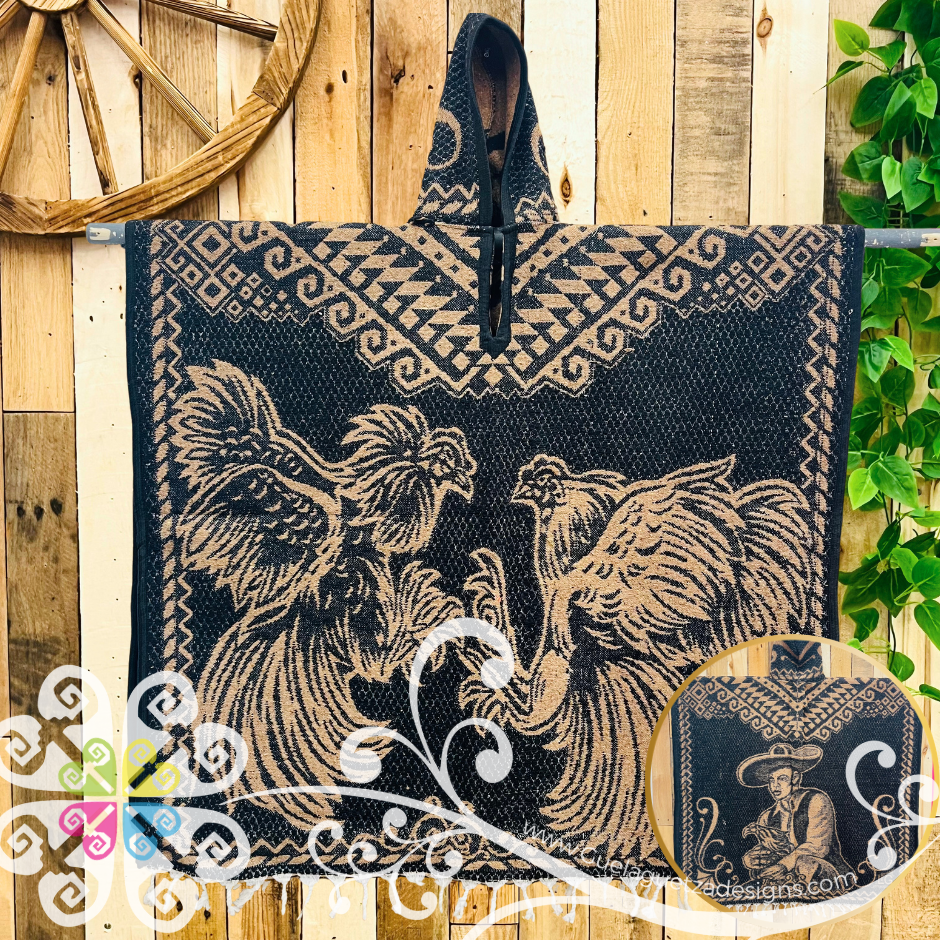 Gallos Gaban - Men Poncho with Hoodie