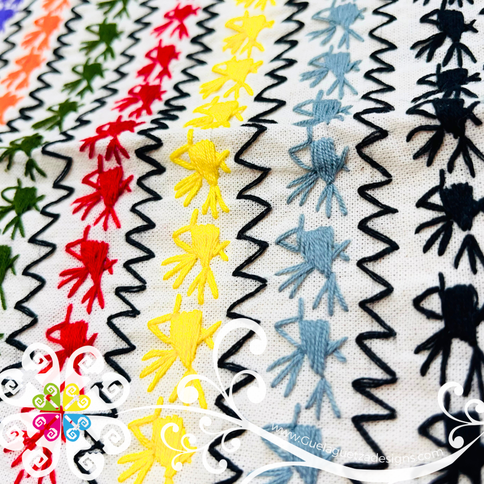 Plus Size Amuzgo Women Top - Blusa Bordada