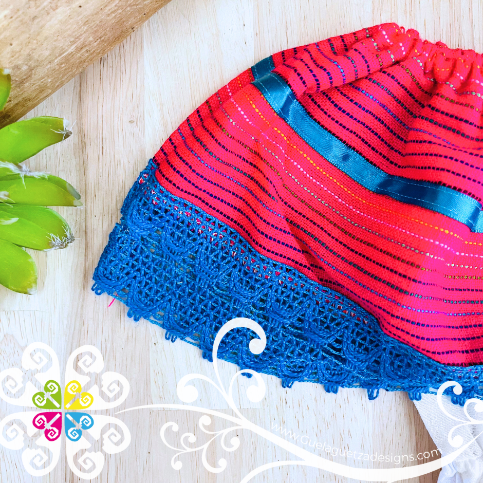 Fuchsia Cambray Campesino Children Dress