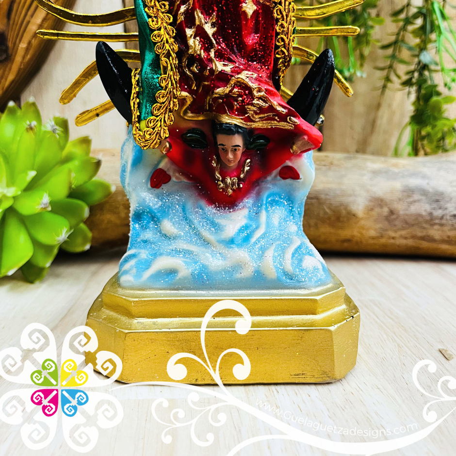 Small Virgen de Guadalupe Statue