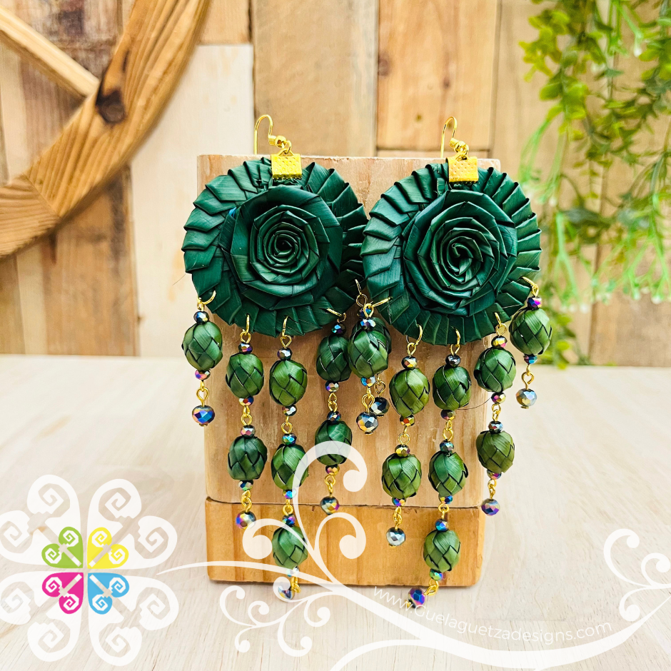 Large Marigold - Palm Earrings