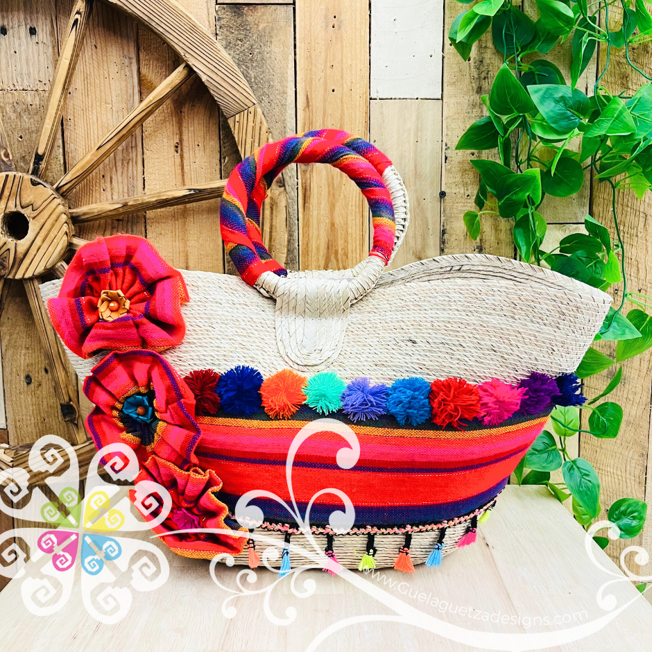 Cambary Abanico Palm Bag - Bolsa de Palma Artesanal