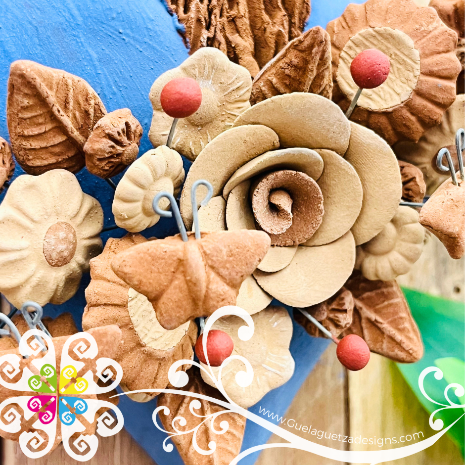 Corazon Alitas Home Decor - Barro Metepec