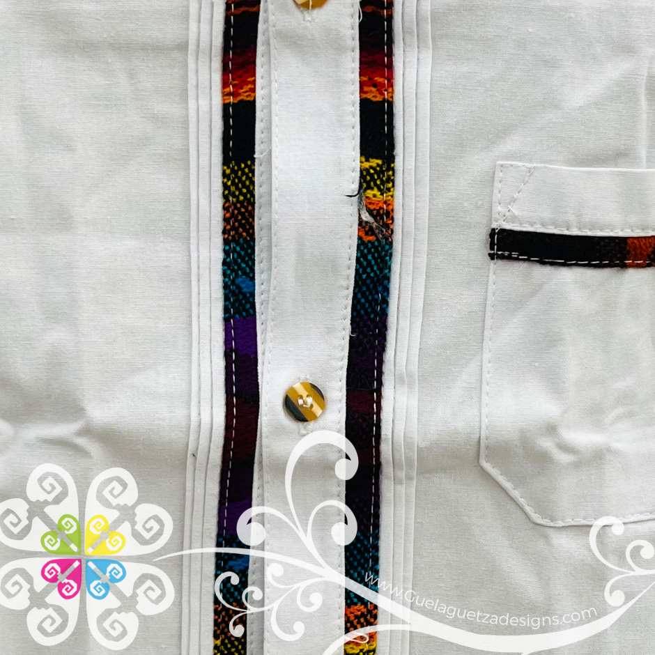 White Coralillo Boy Shirt - Camisas de Niño
