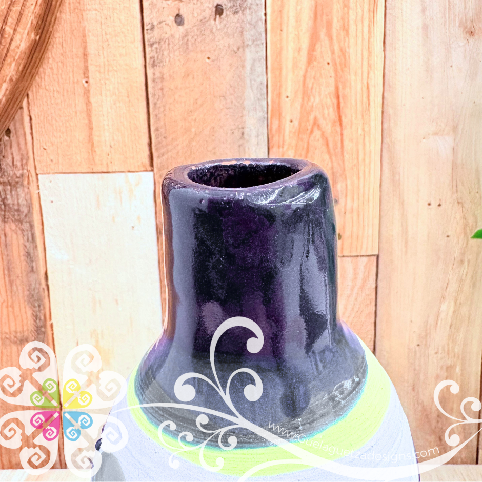 Floreada Botella Bule - Tequila Clay Bottle