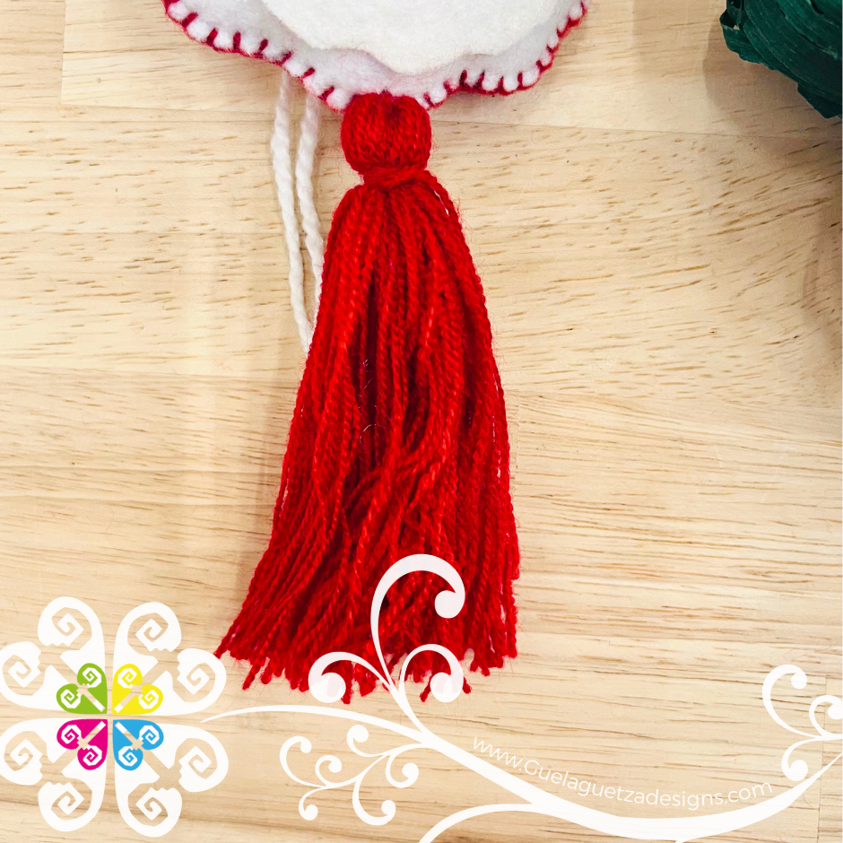 Santa Clause Pom Pom Sets - Christmas Ornaments