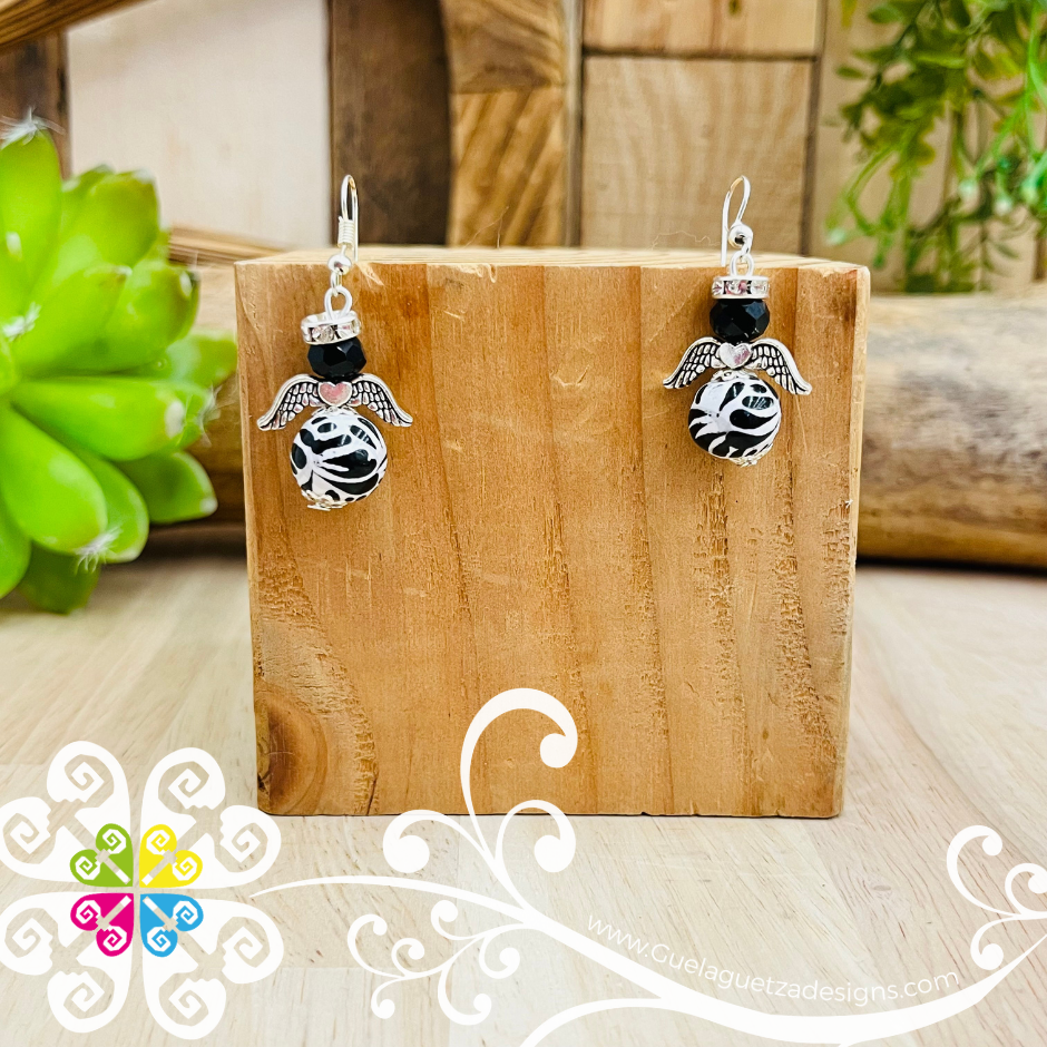 Angelitos Talavera Earrings - Talavera Accessories