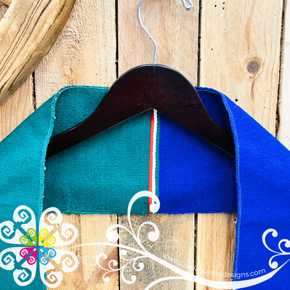 Binational Flag Sarape Graduation Stole