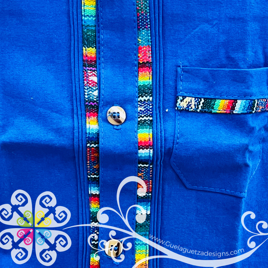 Royal Blue Coralillo Boy Shirt - Camisas de Niño