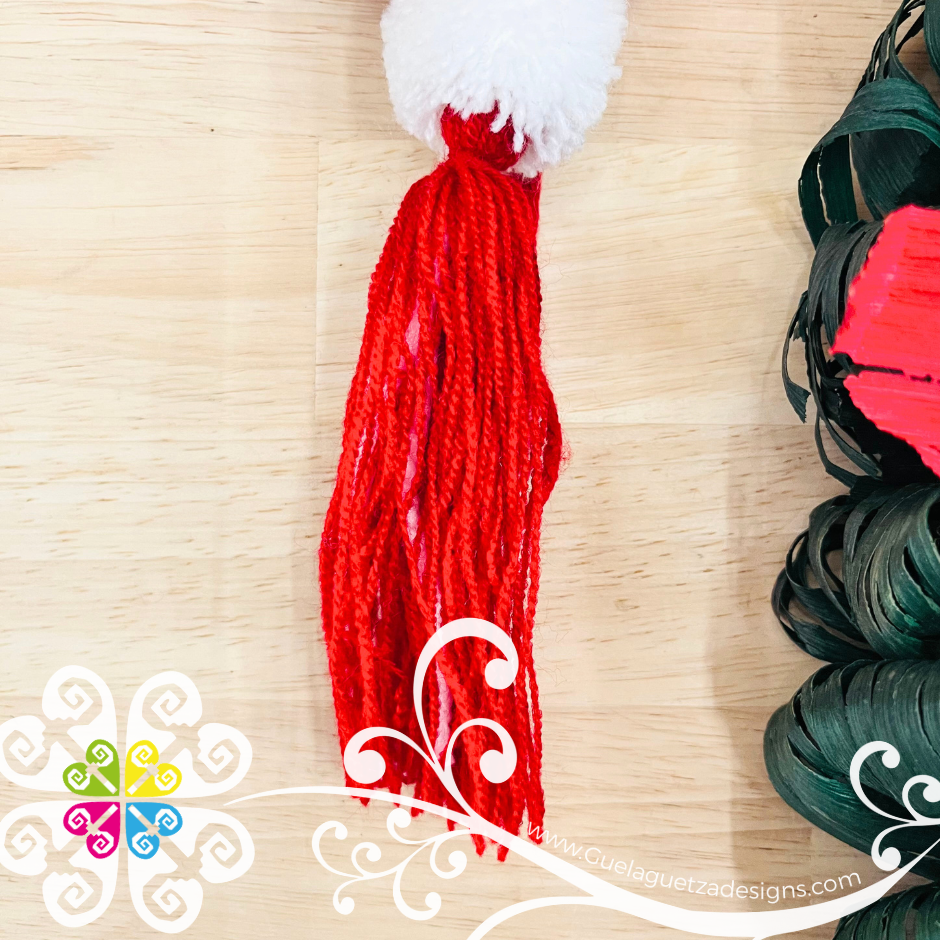 Santas Belt Pom Pom Sets - Christmas Ornaments