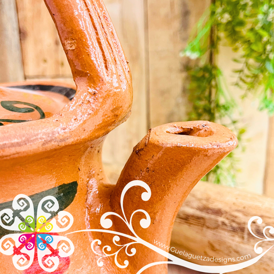 Medium Luna Clay Tea Pot - Mexican Clay Kitchen