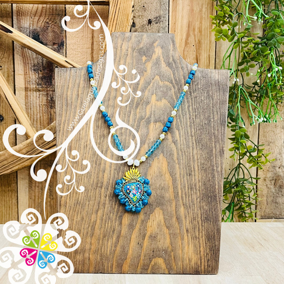 Corazon Milagro Necklace - Palm Necklace