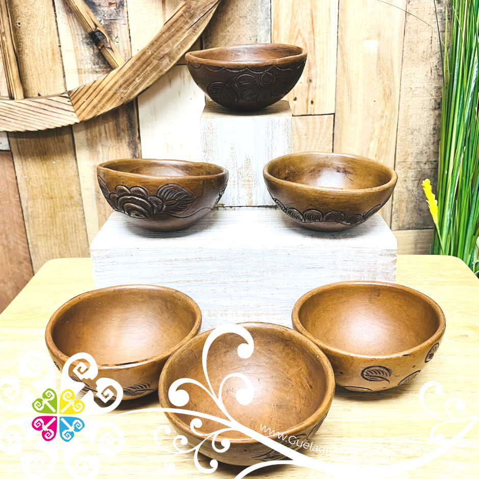 Set of 6 Small Bowls - Barro Café Oaxaca