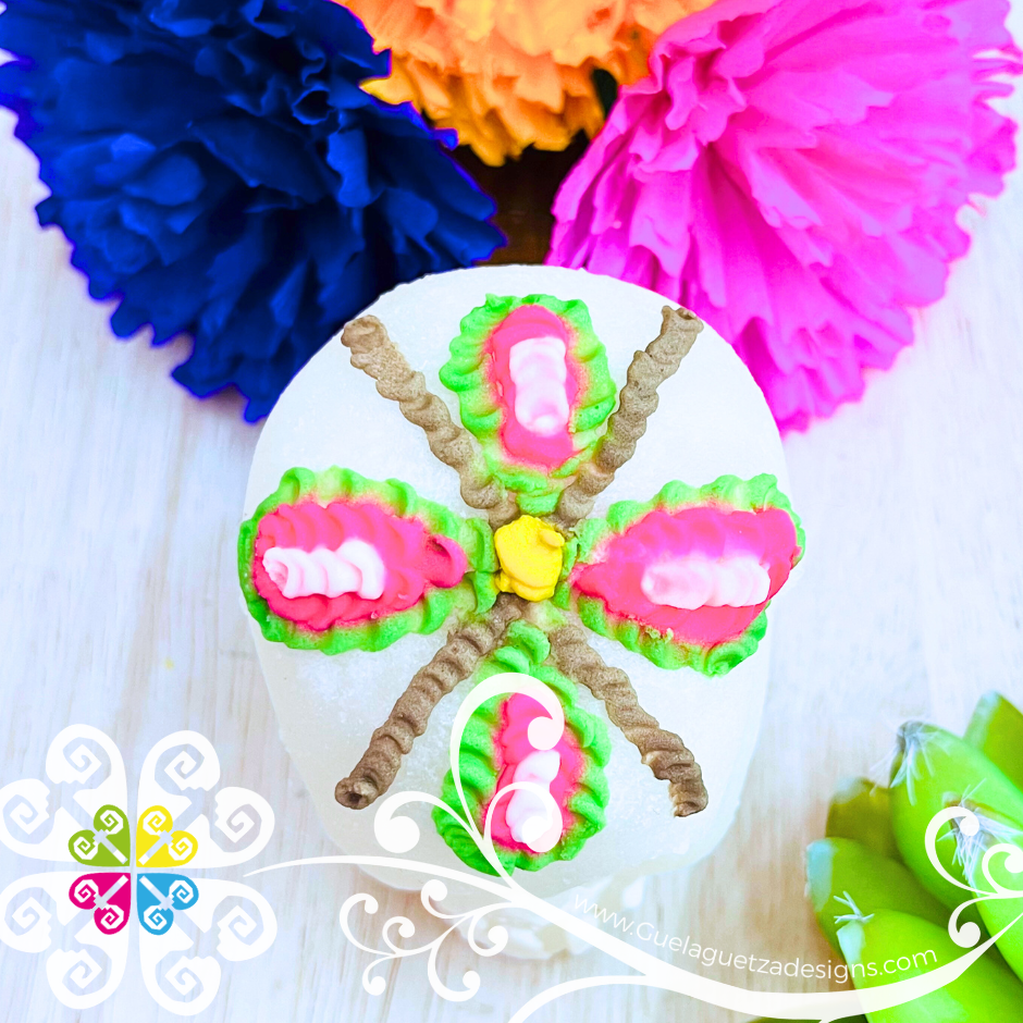 Medium Decorated Sugar Skull  - Calaverita de Azucar