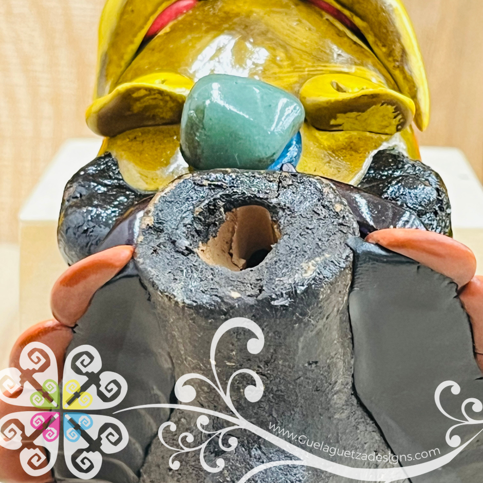 Large Jaguar Ocarina Silbato - Resin & Epoxy Clay Whistle