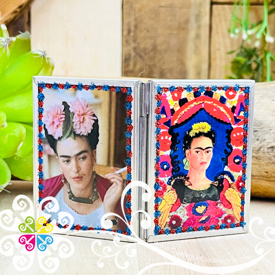 Frida Pocket Mirror - Hojalata San Miguel Collection