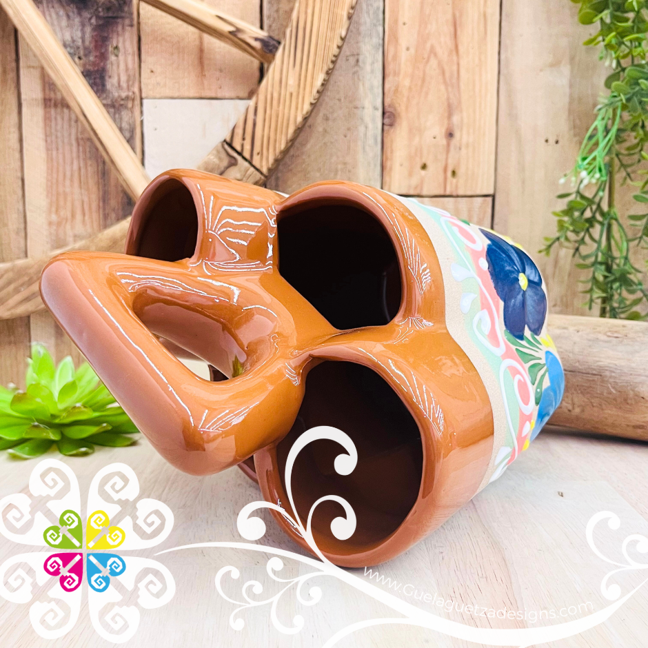 Soft Brown Flores Utensil Holder - Spoon Holder